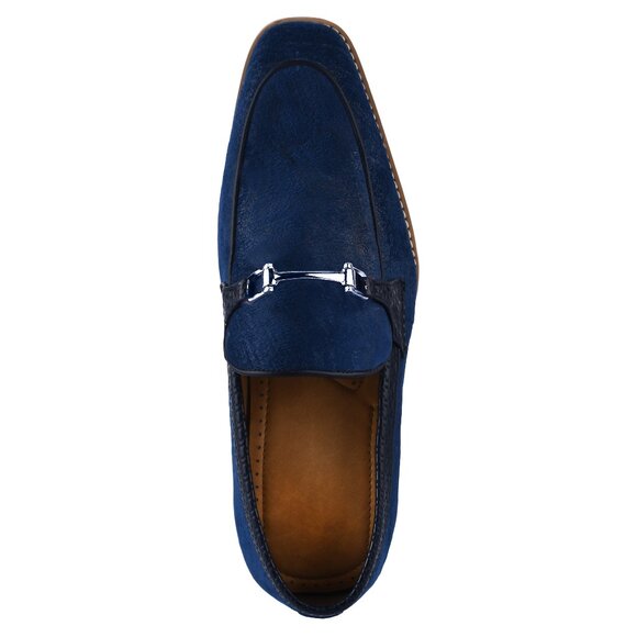 LIBERTYZENO Mens Manmade Leather Loafers and Slip On Shoes - Picture 4 of 7